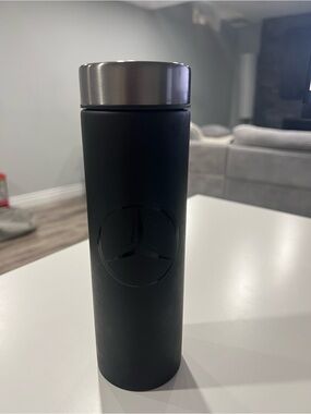 Mercedes-Benz Matte Black Stainless Travel Bottle